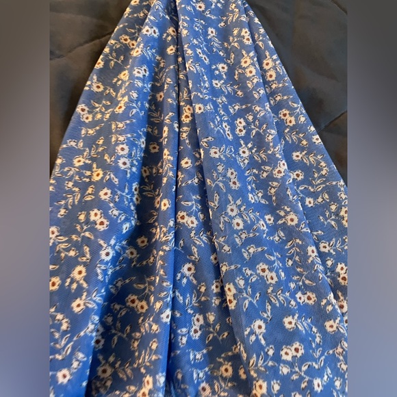 BLUE TWO PIECE BATHING SUIT WITH COVERUP - Picture 4 of 9